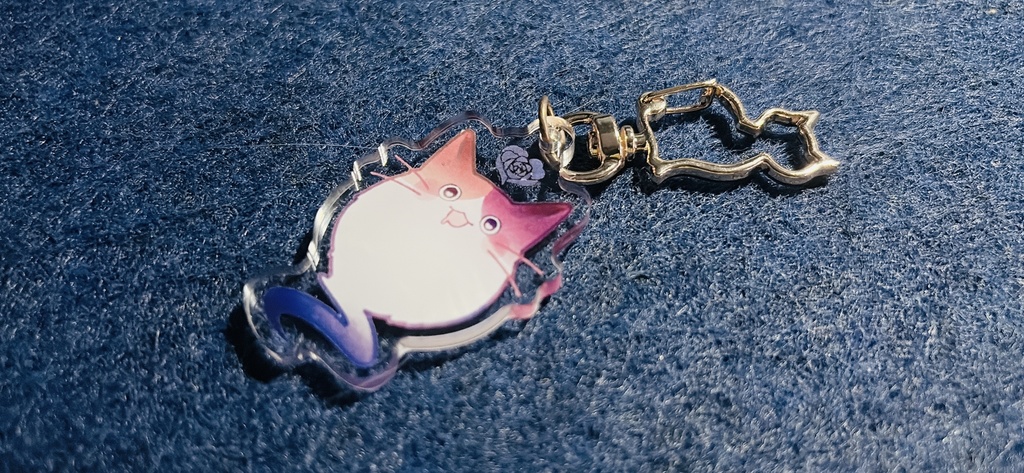 新作アクキー:三毛猫幽霊猫【在庫26個/購入上限2】