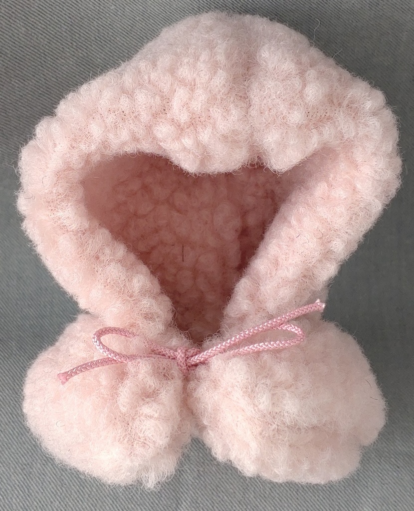 ふわもこポンチョスモーキーピンク（にじぱぺっとさんサイズ）