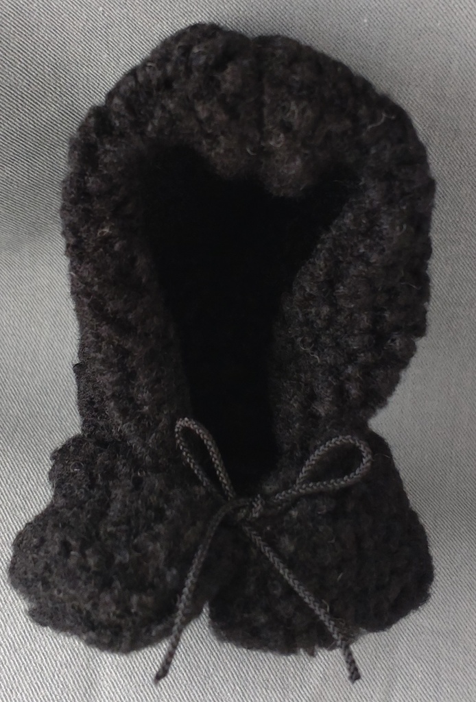 ふわもこポンチョブラック（にじぱぺっとさんサイズ）