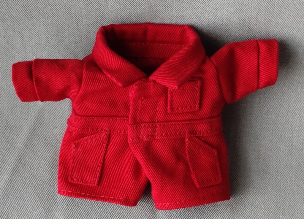 にじぬいさん用つなぎ（赤）