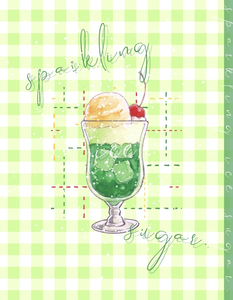 sparkling ice sugar.