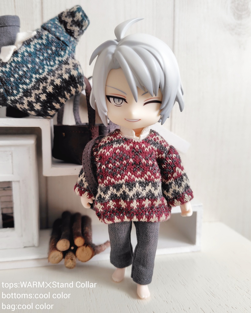 薪をくべる人の服