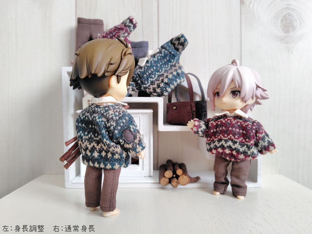 薪をくべる人の服