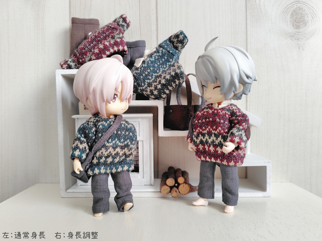 薪をくべる人の服