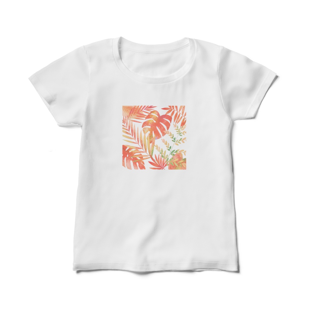 まだ夏休みのＴシャツ（ORANGE）レディース