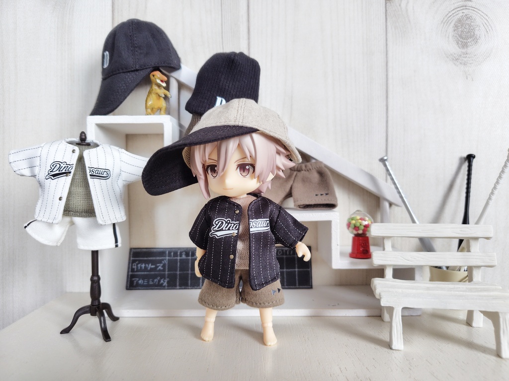 【ドール】野球少年の服2025