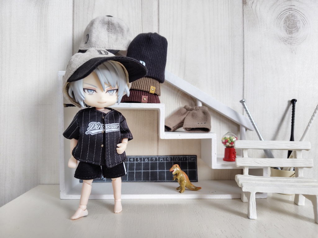 【ドール】野球少年の服2025