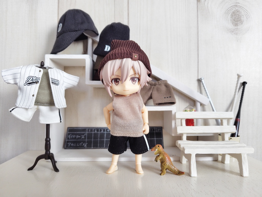 【ドール】野球少年の服2025
