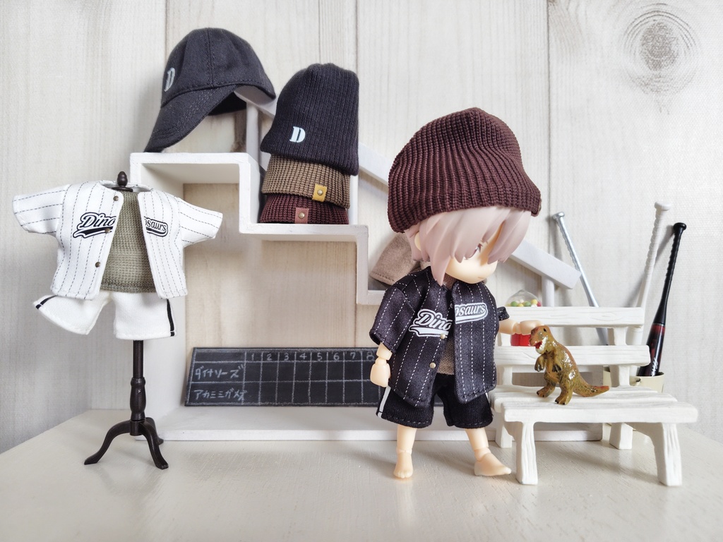 【ドール】野球少年の服2025