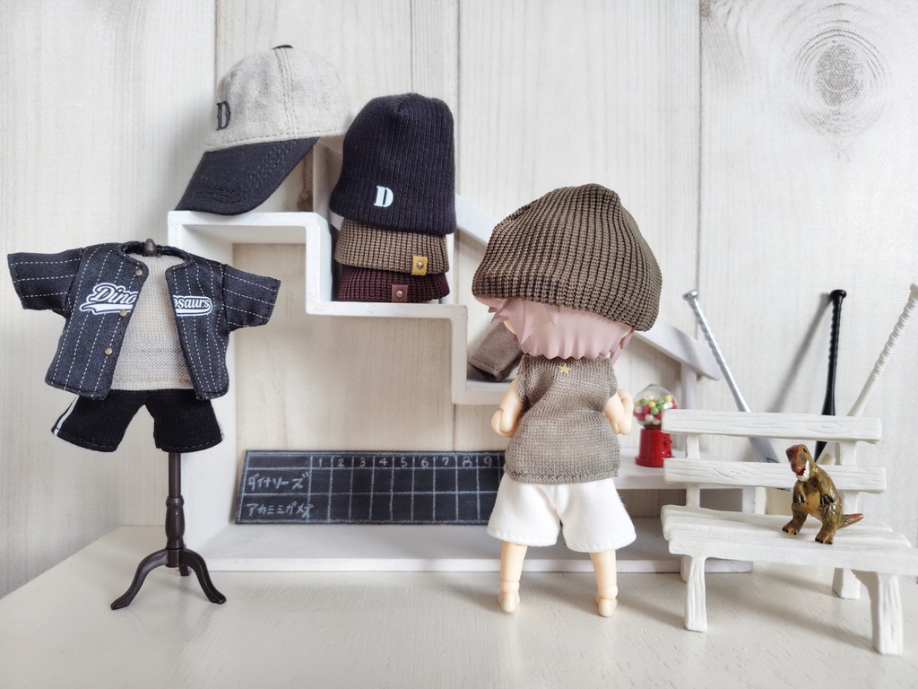 【ドール】野球少年の服2025