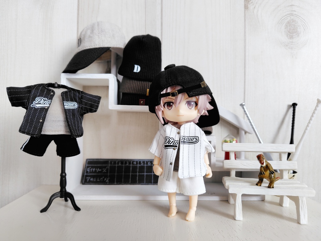 【ドール】野球少年の服2025