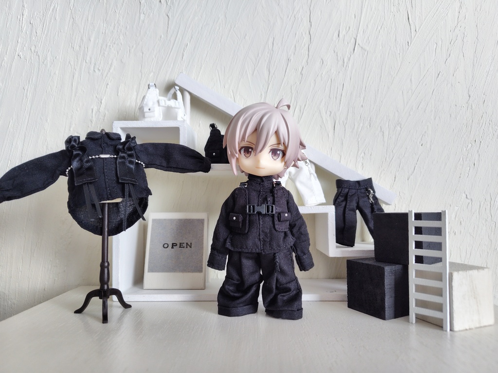 【ドール】白と黒の服 2026