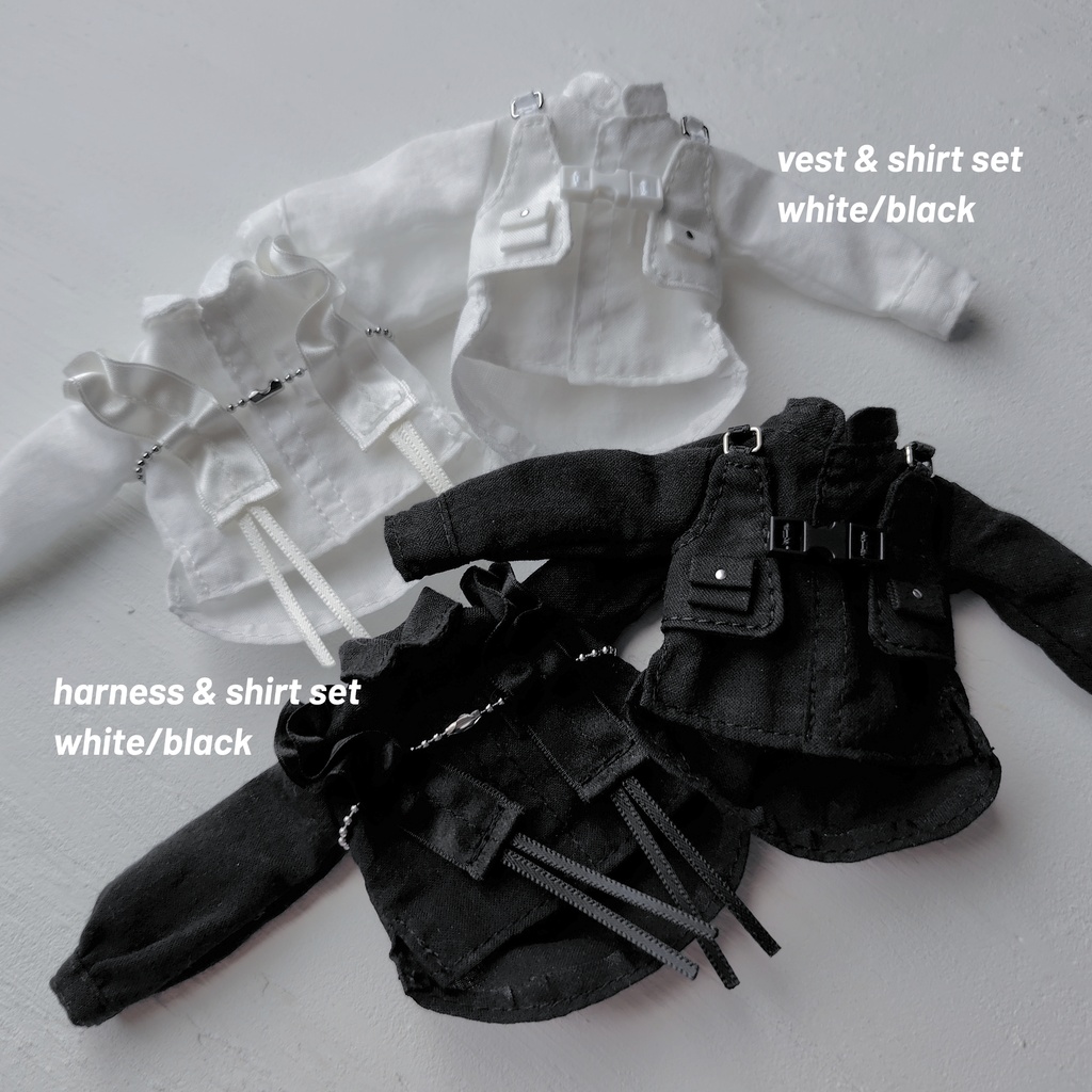 【ドール】白と黒の服 2026