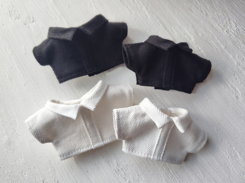 【ぬい】白と黒の服 2026