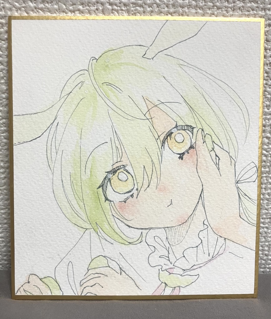 ずんだもん　色紙
