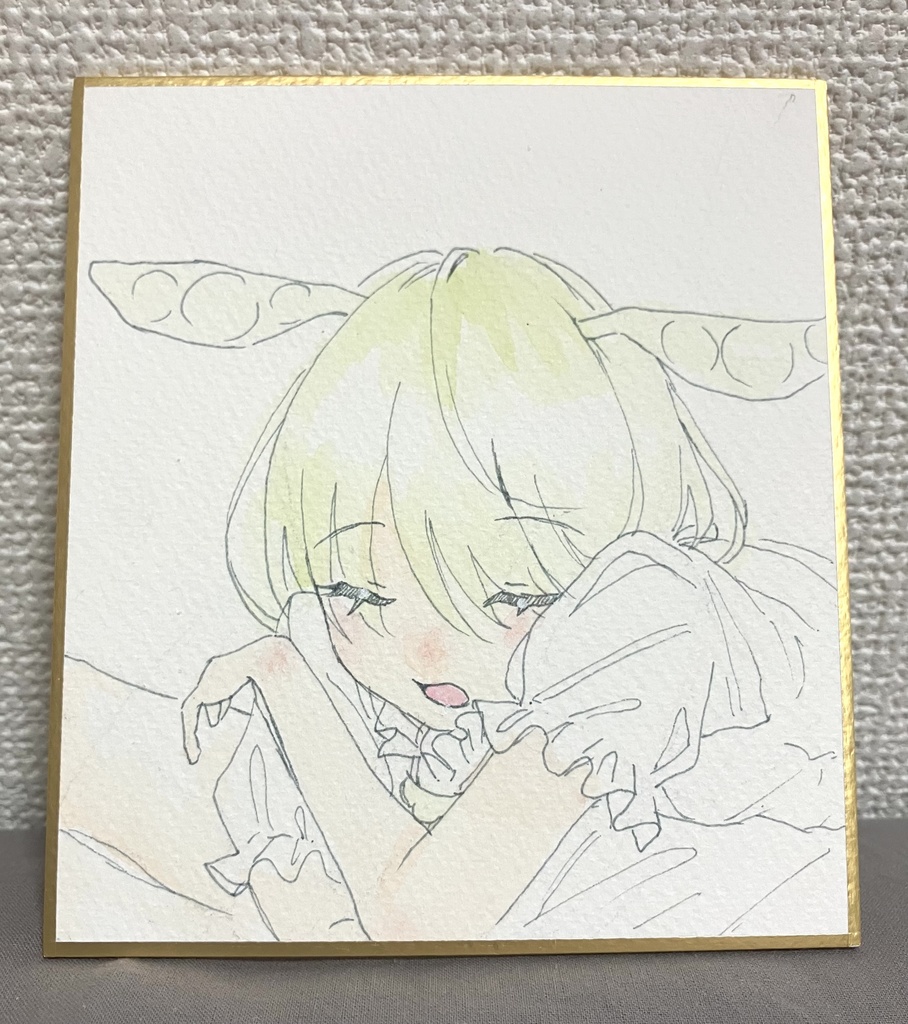 ずんだもん　色紙
