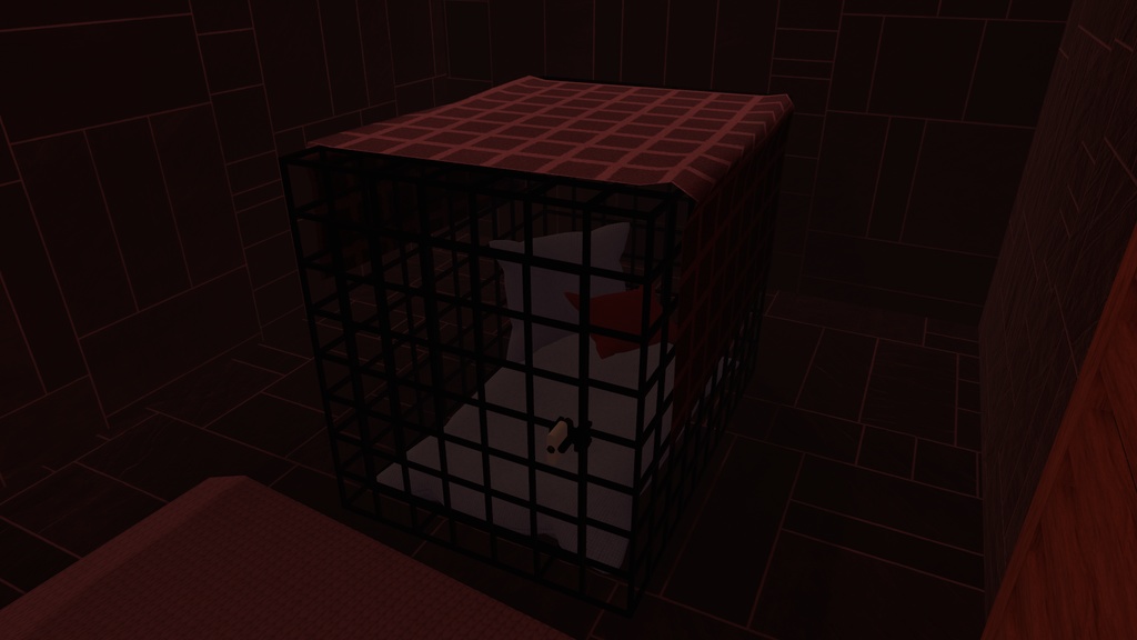 Cage for VRchat Players (no Escape) (Raisable)