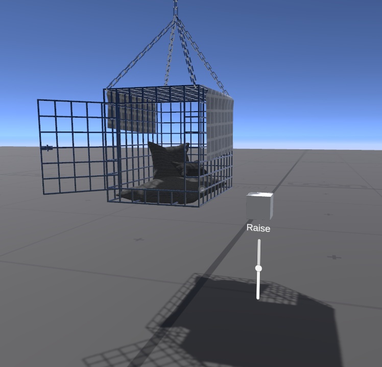 Cage for VRchat Players (no Escape) (Raisable)