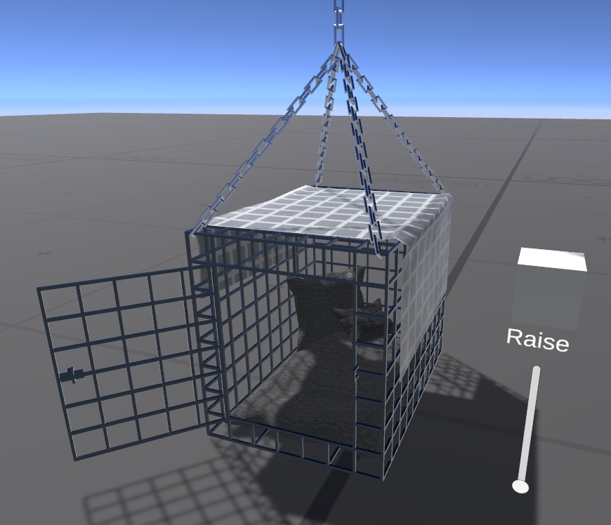 Cage for VRchat Players (no Escape) (Raisable)