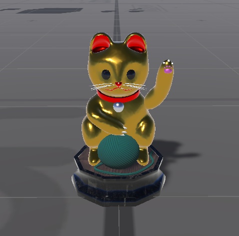 Lucky Cat Decoration for VRC worlds and avatars