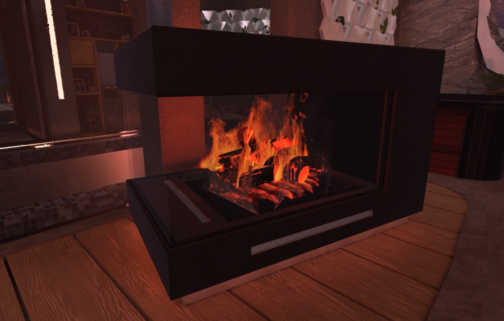 Fireplace / Furnace for VRCworlds