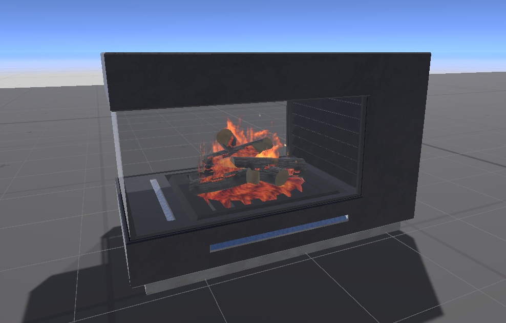 Fireplace / Furnace for VRCworlds