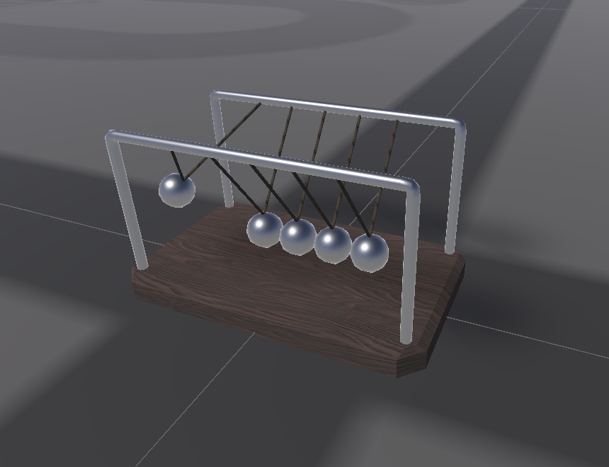 Pendulum Newton's cradle for VRC Worlds or Avatars