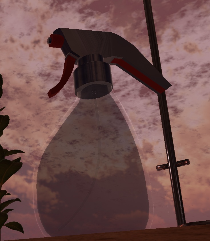 Water Spray Bottle for VRCworlds or Avatars