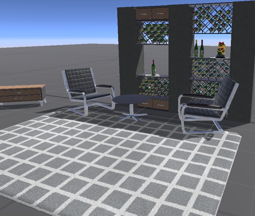 Wine Rack/Display for VRC Worlds (includes Lucky Cat)