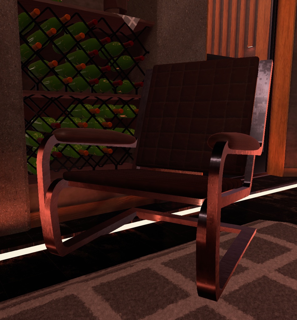 Wine Rack/Display for VRC Worlds (includes Lucky Cat)