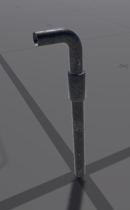 Metal Pipe for VRC Worlds