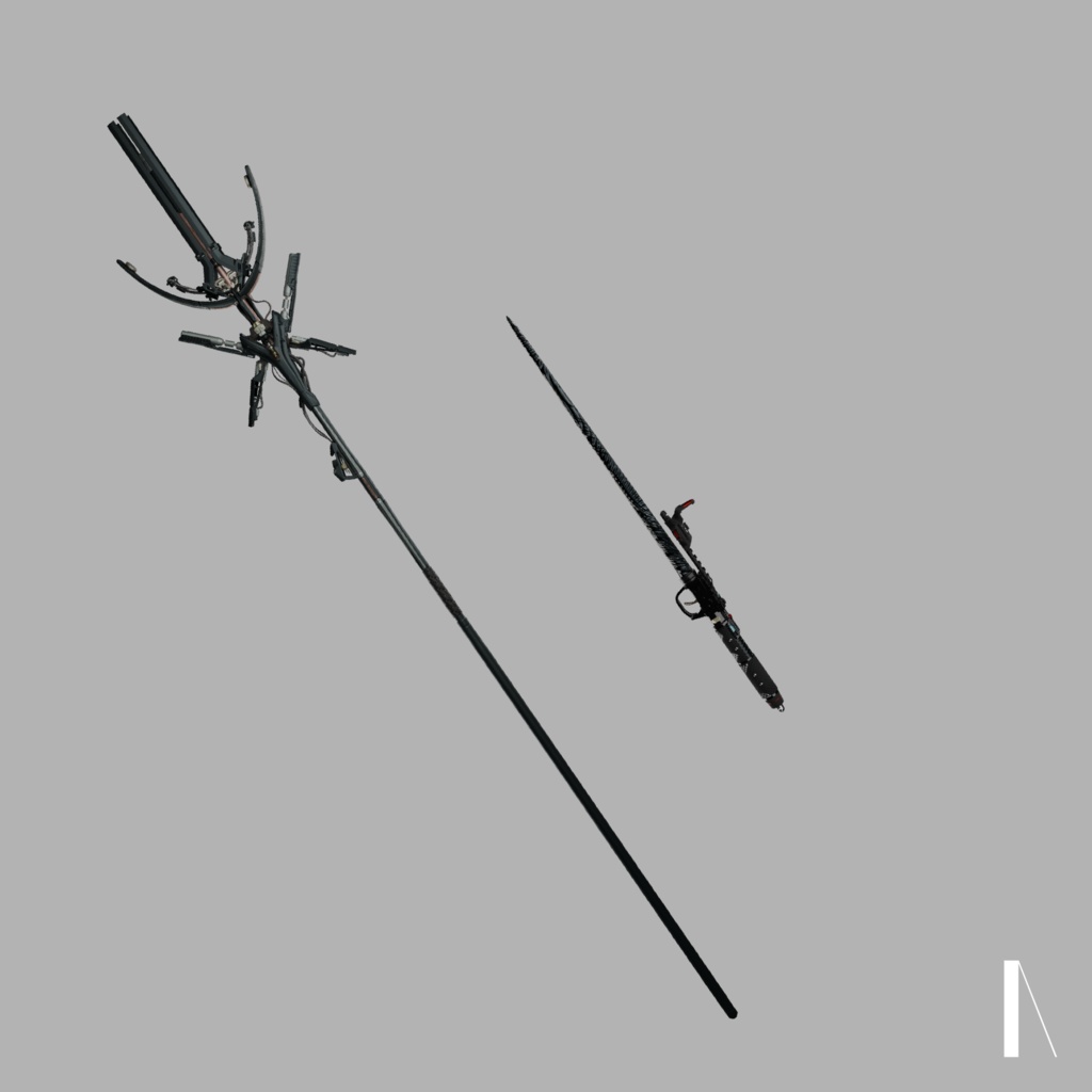 オリジナル3Dモデル 公安魔女「ケイカ」