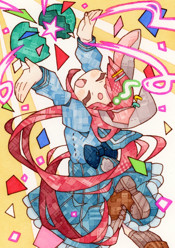 【額装原画】パンパカパーン！