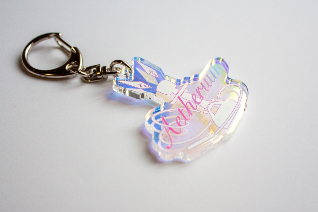 Aetheriumロゴオーロラアクリルキーホルダー