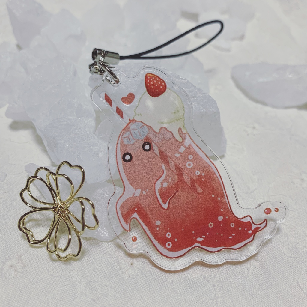 クリームソーダおばけアクキー