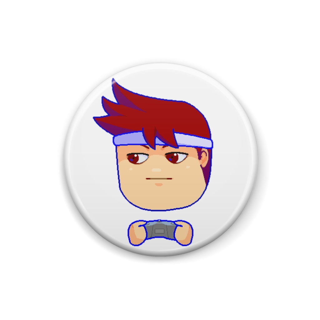 バーチャルいいゲーマーウスイちゃん 最終形態カンバッジ