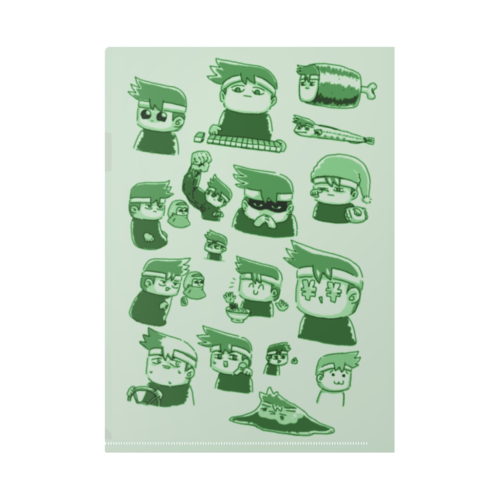 バーチャルいいゲーマー GBクリアファイル