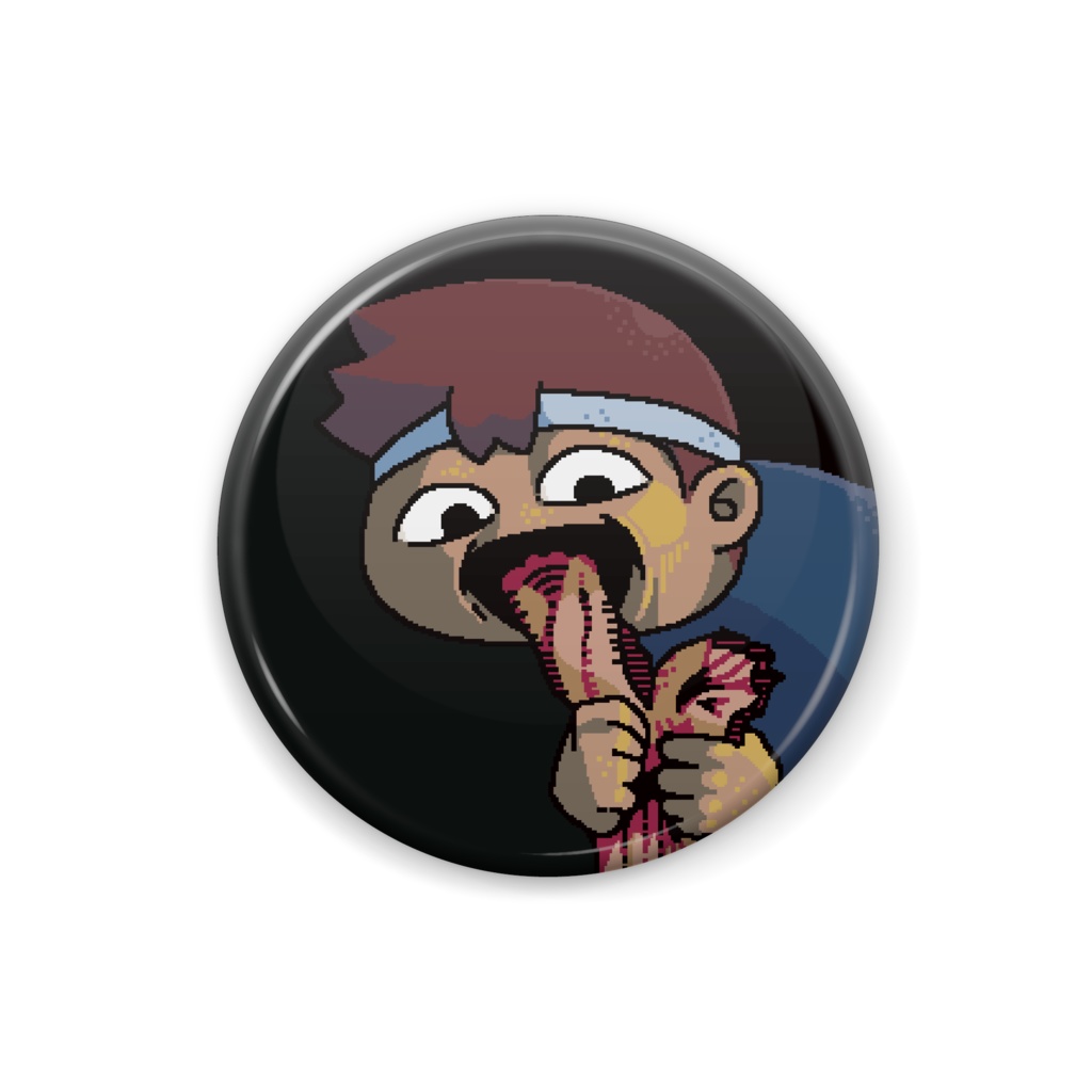 バーチャルいいゲーマーサトゥルウスイちゃん わくわく缶バッジ