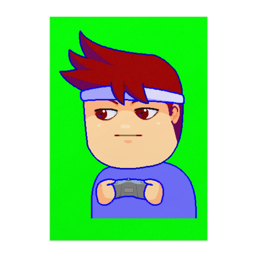 バーチャルいいゲーマー シンプルポスター