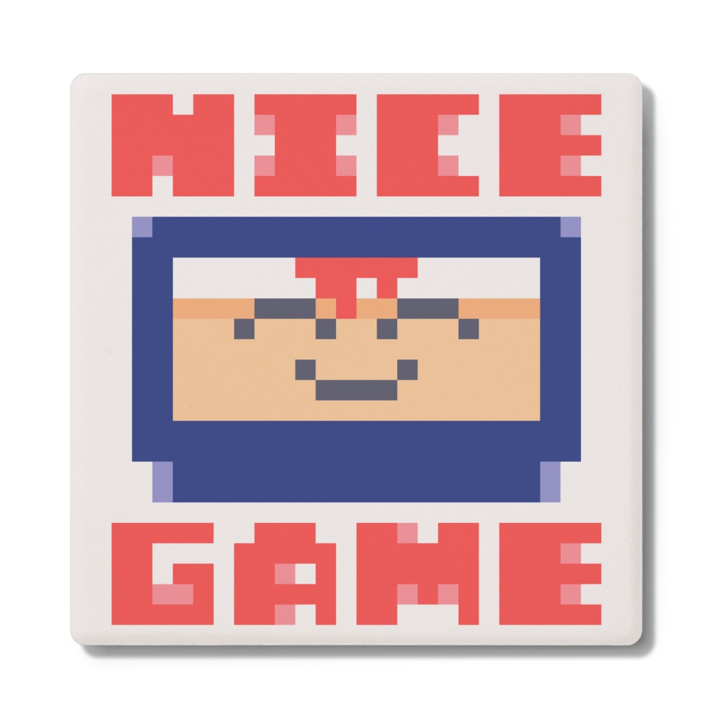 NICE GAME【バチャいゲスタンプ・コースター】