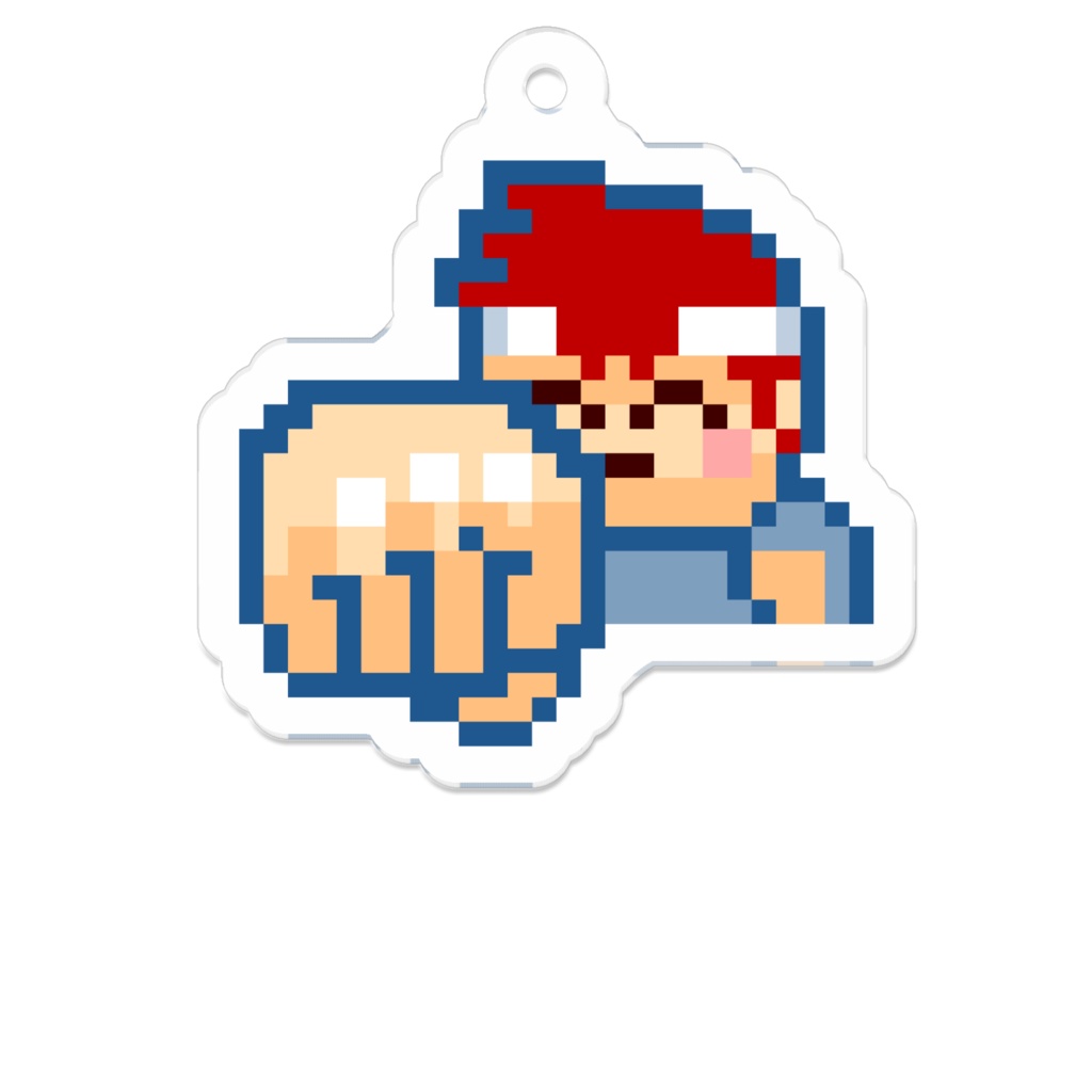 バーチャルいいゲーマー 暴力賛美キーホルダー