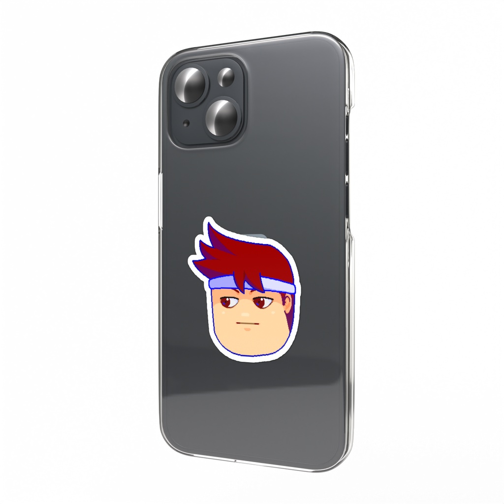 バーチャルいいゲーマー　キュートフェイススマホステッカー