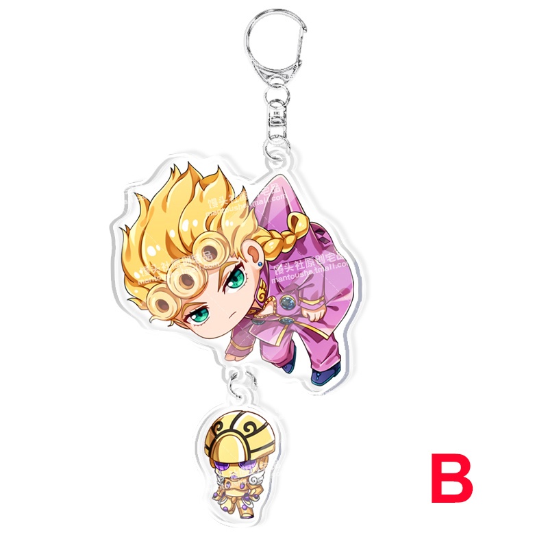 ジョジョの奇妙な冒険 ジョセフ・ジョースター 空条承太郎 ジョルノ・ジョバァーナ ディオ・ブランドー アクリルキーホルダー