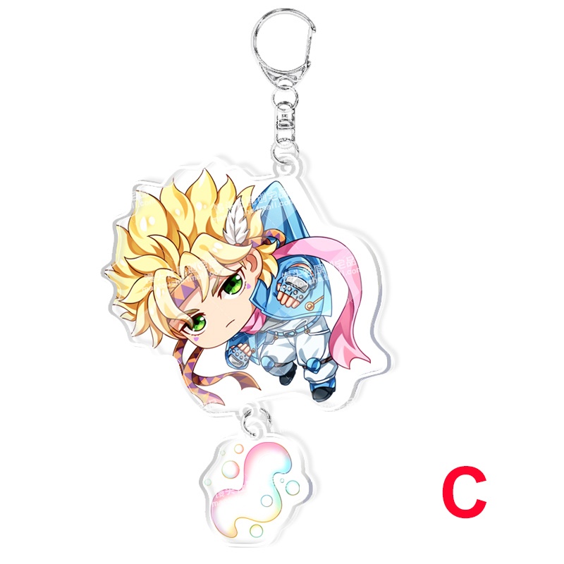 ジョジョの奇妙な冒険 ジョセフ・ジョースター 空条承太郎 ジョルノ・ジョバァーナ ディオ・ブランドー アクリルキーホルダー