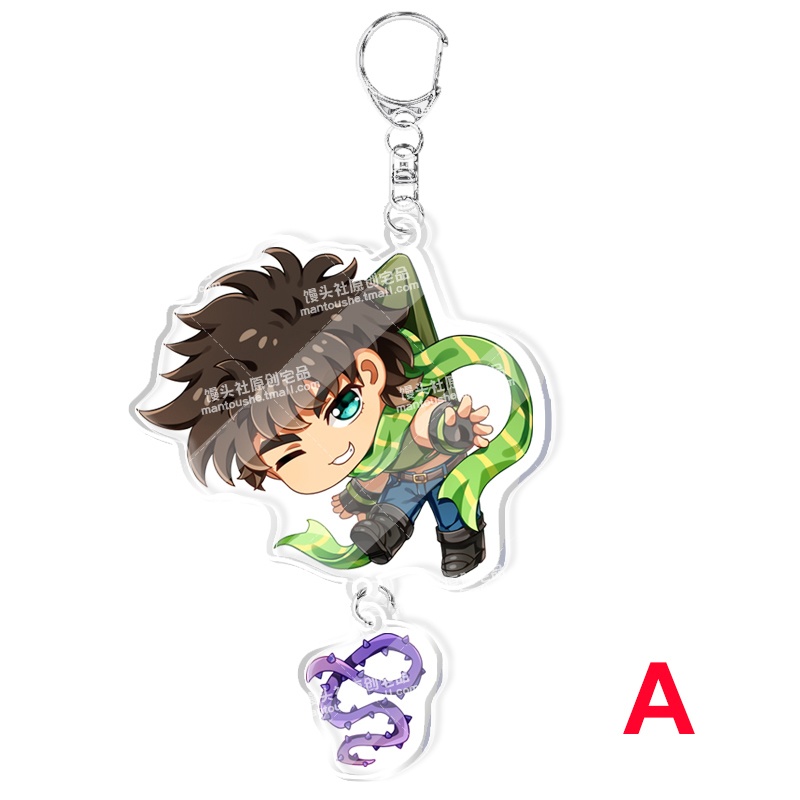 ジョジョの奇妙な冒険 ジョセフ・ジョースター 空条承太郎 ジョルノ・ジョバァーナ ディオ・ブランドー アクリルキーホルダー