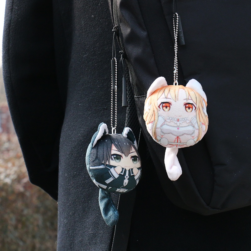 ソードアート・オンライン 結城明日奈 アスナ アリス・ツーベルク ユウイ キリト 桐ヶ谷和人 アドミニストレータ ぬいぐるみ キーホルダー