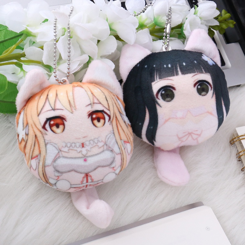 ソードアート・オンライン 結城明日奈 アスナ アリス・ツーベルク ユウイ キリト 桐ヶ谷和人 アドミニストレータ ぬいぐるみ キーホルダー