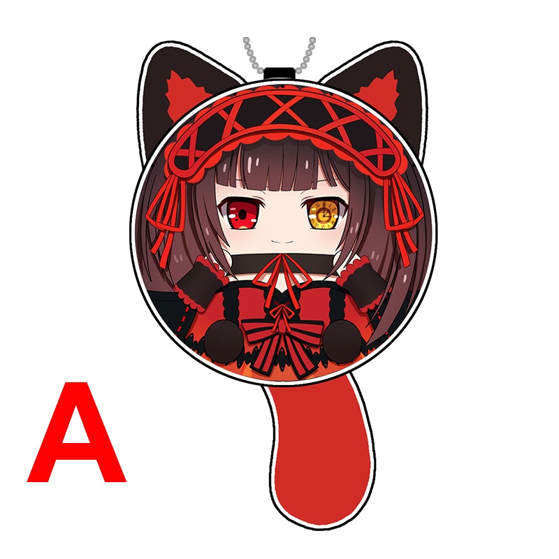 デート・ア・ライブ 時崎狂三 五河琴里 夜刀神十香 鳶一折紙 四糸乃 ぬいぐるみ キーホルダー