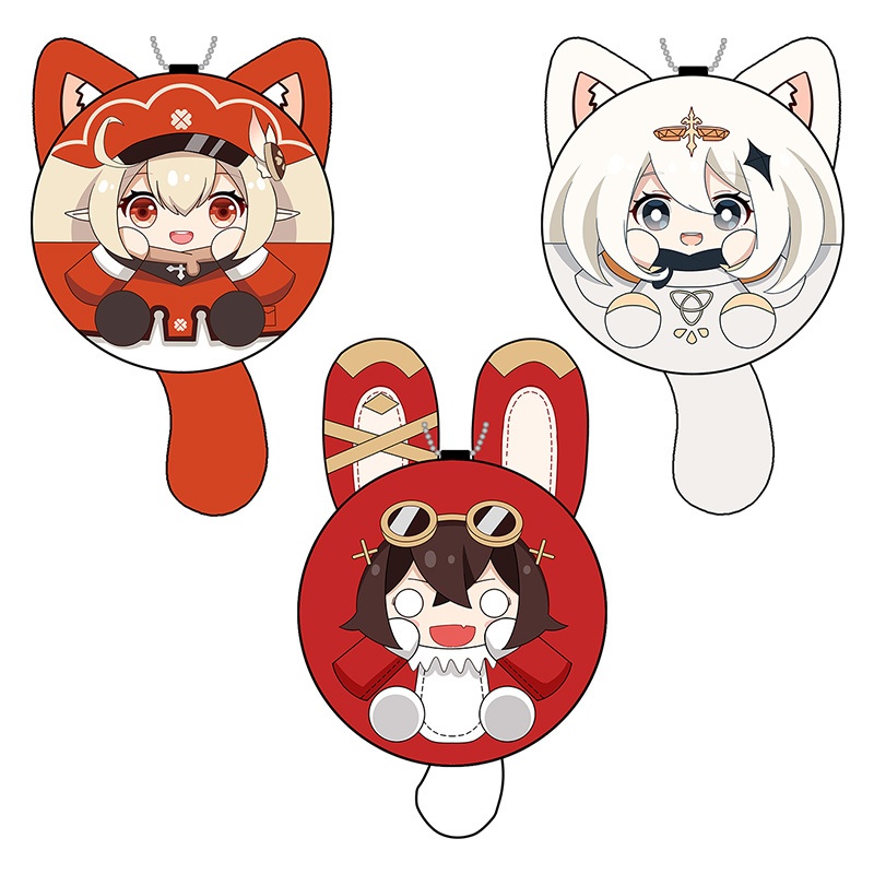 Genshin Impact 原神 アンバー パイモン クレー ぬいぐるみ キーホルダー