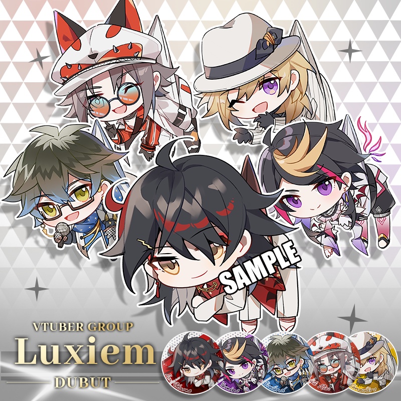 にじさんじ Luxiem vtuber Shoto Vox Akuma ヴォックス・アクマ Ike Eveland ikeeveland  アイク・イーヴランド Mysta Rias mystarias ミスタ・リアス Luca Kaneshiro lucakaneshiro  ルカ・カネシロ Shu